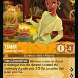 16-204-EN-6 - Tiana - Restaurant Owner - Lorcana Player