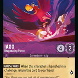 Iago - Reappearing Parrot - Lorcana Player