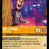 Mr. Litwak - Arcade Owner - LQ - Lorcana Player