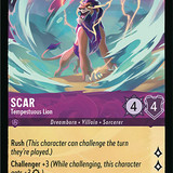 Scar - Tempestuous Lion - LQ - Lorcana Player