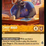 11-204-EN-6 - Chief Bogo - Gazelle Fan - Lorcana Player