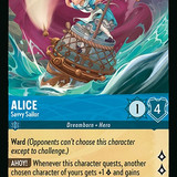 Alice - Savvy Sailor - LQ - Lorcana Player