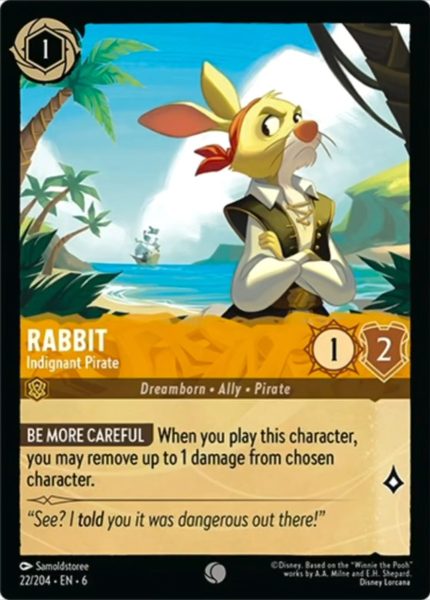 Rabbit Indignant Pirate LQ Lorcana Player 430x600.jpg