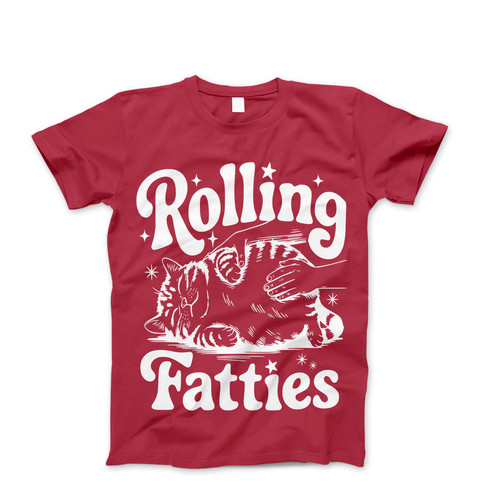 Photograph of four blank t-shirts greys beige and army green. Clipping path included. Ready for your.jpg