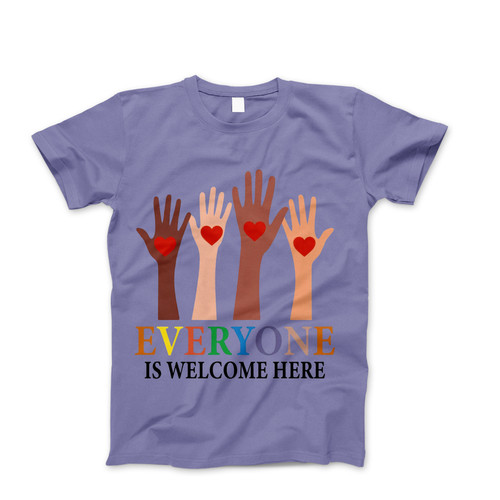 Photograph of four blank t-shirts greys beige and army green. Clipping path included. Ready for your.jpg