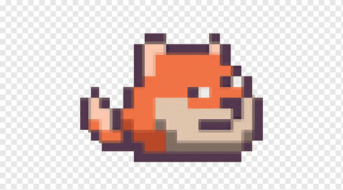 png transparent pixel art doge run jump doge angle rectangle orange.png