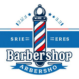 www.naked-ai.art - Create a modern and stylish barbershop logo featuring a traditional barber pole, 
