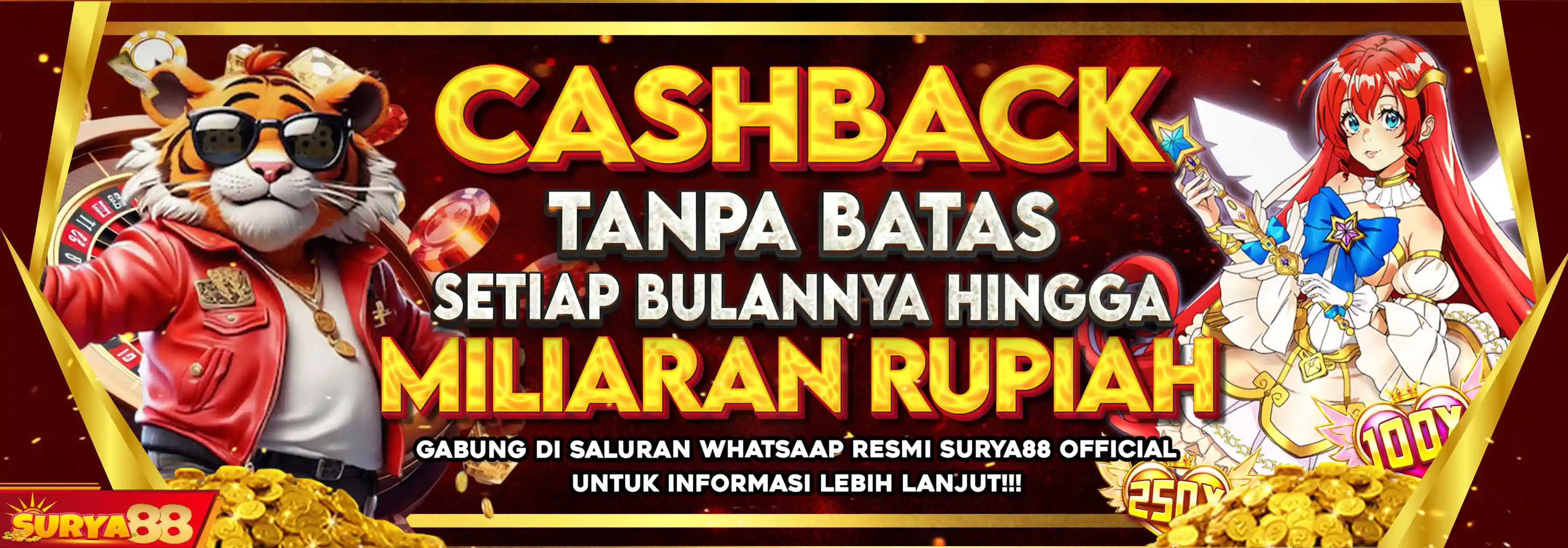 BONUS CASHBACK SETIAP BULAN TANPA BATAS HINGGA MILIARAN RUPIAH