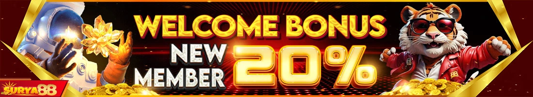 WELCOME MEMBER BARU 20%