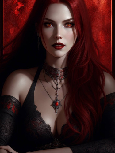 beautiful gorgeous vampire woman red hair vikin 0 by arrojado dfza0la 414w 2x.jpg
