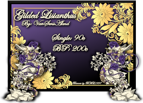 gilded lisianthus