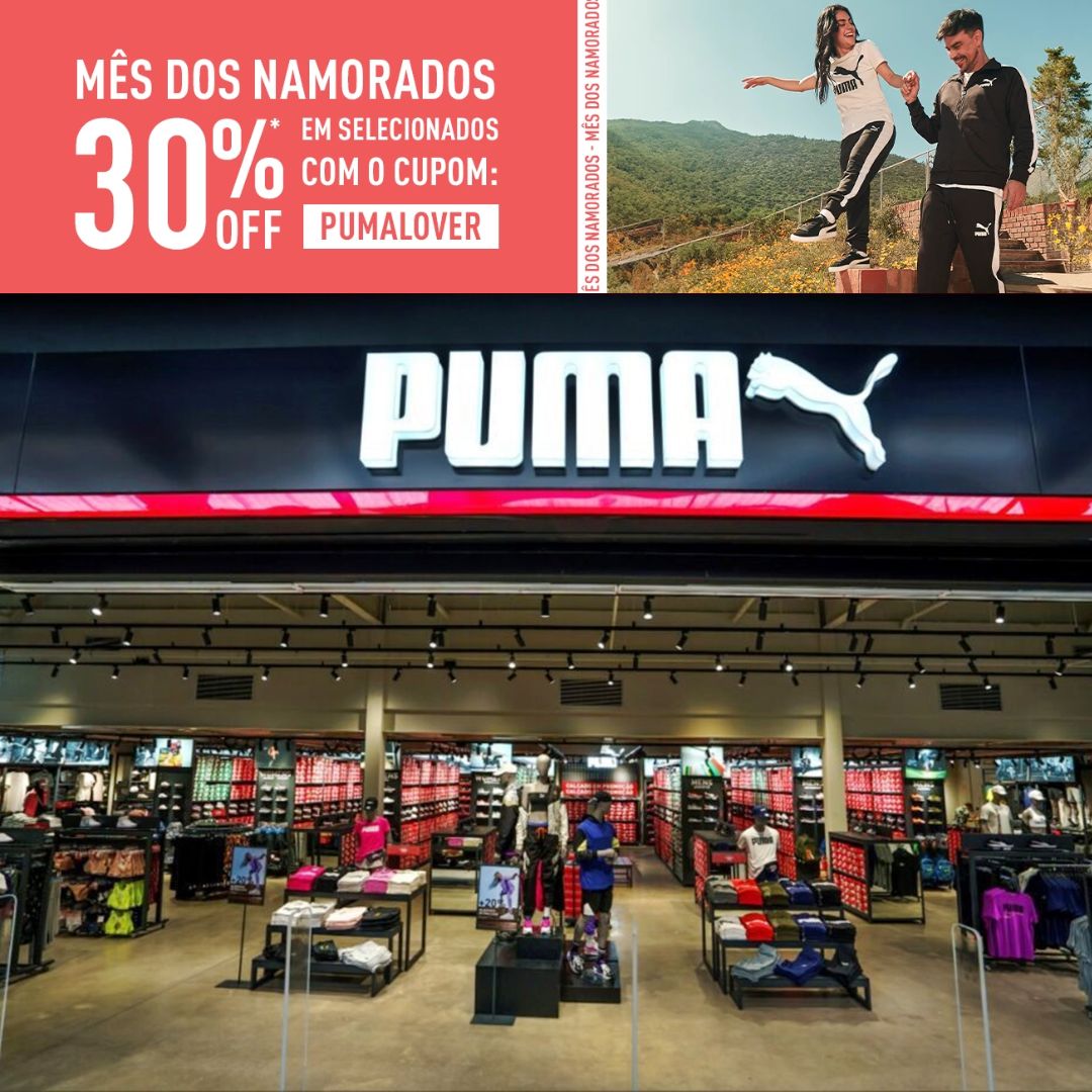 CELEBRE O AMOR PUMA – 30% OFF EM SELECIONADOS