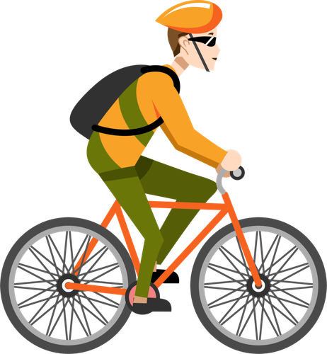bicycle riding graphic clipart design free png.png