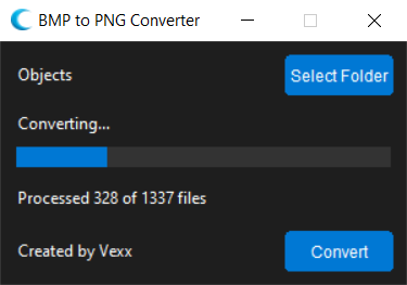 BMP to PNG Converter Screenshot