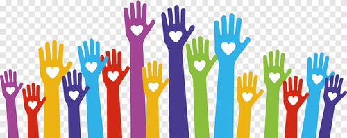 png clipart graphics color illustration kids raising hands hand heart.png