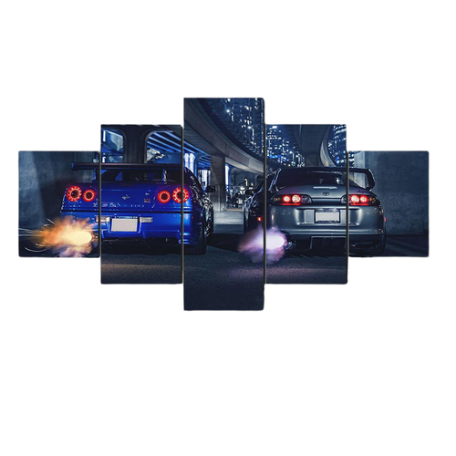 Kit 5 Quadros Decorativos Soldados Carros Corrida fb.png