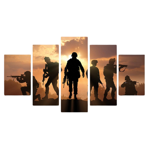 Kit 5 Quadros Decorativos Soldados Sombra fb.png