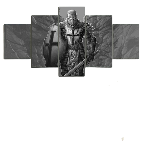 Kit 5 Quadros Decorativos Cavaleiro Templário fb.png