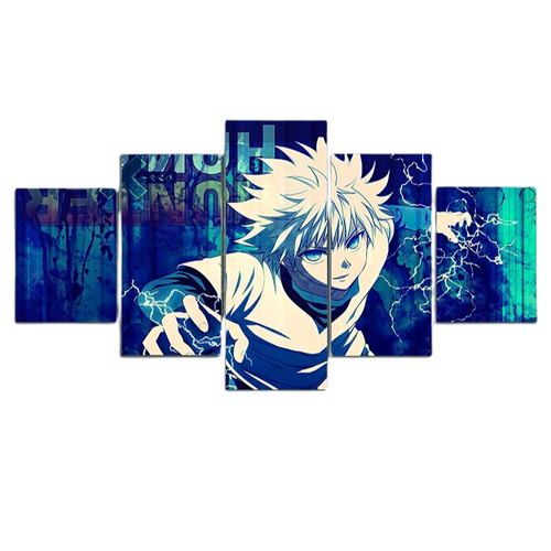 Kit 5 Quadros Decorativos Anime Hunter x Hunter fb.png