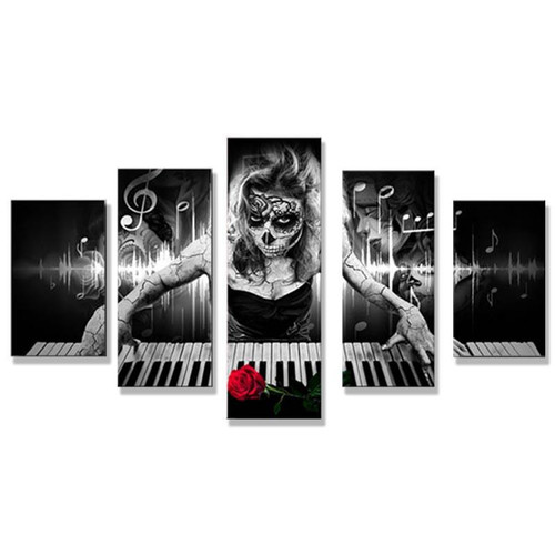 Kit 5 Quadros Decorativos Black Piano fb.jpg