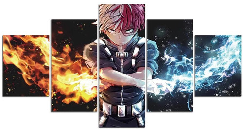 Kit 5 Quadros Decorativos Anime My Hero fb.jpg