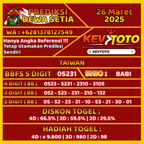 Prediksi Togel Toto 4D Taiwan Rabu 26 Maret 2025.jpg