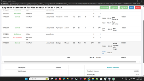 R1 R1. WEB AdminMGR login Expense Approval Image uploaded for 'Daily allowance' is not displaying in.png