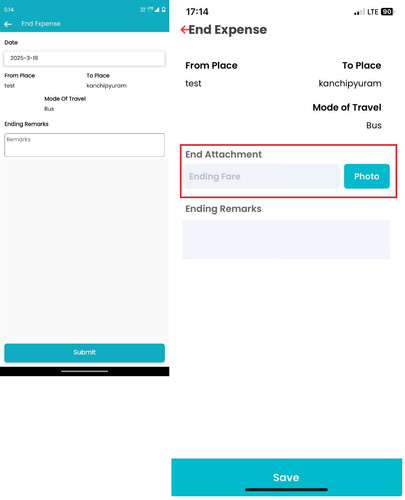 R1 R11. IOS Speedometer Expense entrySide menu End Expense Showing extra fields in 'End expense' whe.jpg