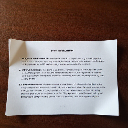 a piece of paper with the text During the Linux boot sequence the transition from BIOS UEFI initiali.jpg
