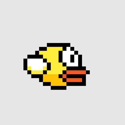 hipster bird flappy bird blue flappy bird sprite video games minecraft pixel art bird game rectangle.png