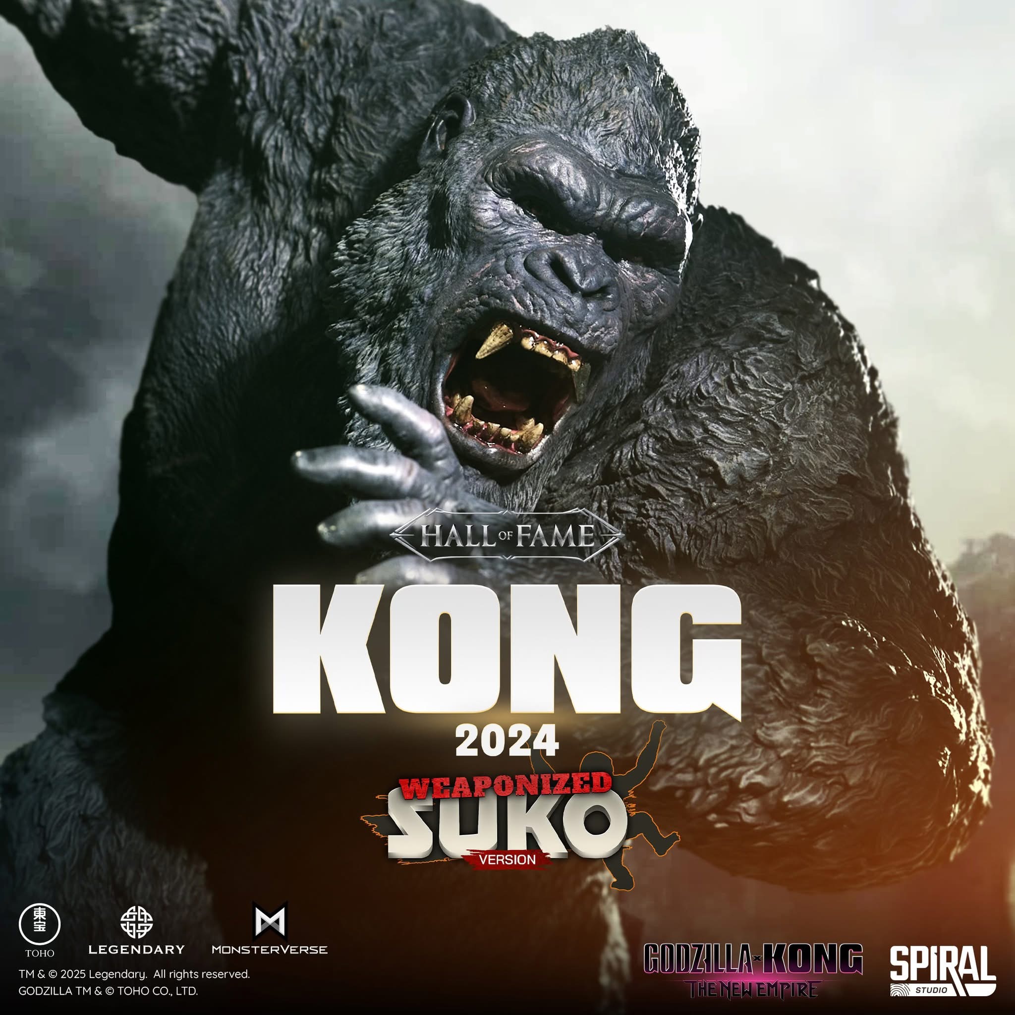 Kong Armours Up with a Sidekick Toss in Spiral Studio’s New Statue Kong Armours Up with a Sidekick Toss in Spiral Studio’s New Statue