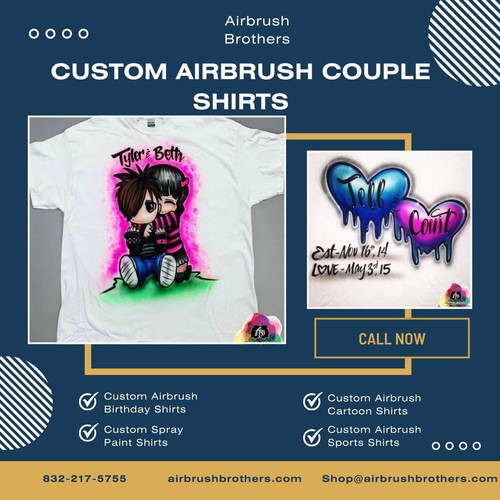 Unique Custom Airbrush Couple Shirts: Personalized Designs for You and Your Partner.jpg