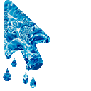 Dripping Water Animated cursor SweezyCursors.gif