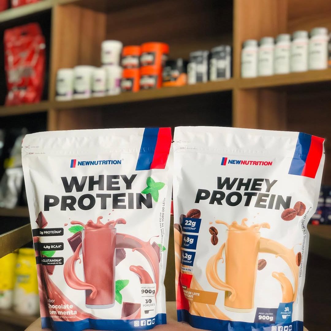 Whey Protein Concentrado 900g Baunilha NewNutrition
