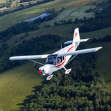 Zenith Air’s “CH 750 Cruzer” in flight in Missouri over Audrain and Callaway County.
