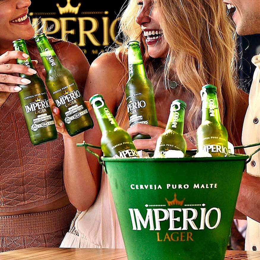 Cerveja Imperio Premium Lager Triplo Malte – Long Neck 330ml 12 Unidades