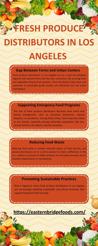 How Fresh Produce Distributors In Los Angeles Contribute To Food Security