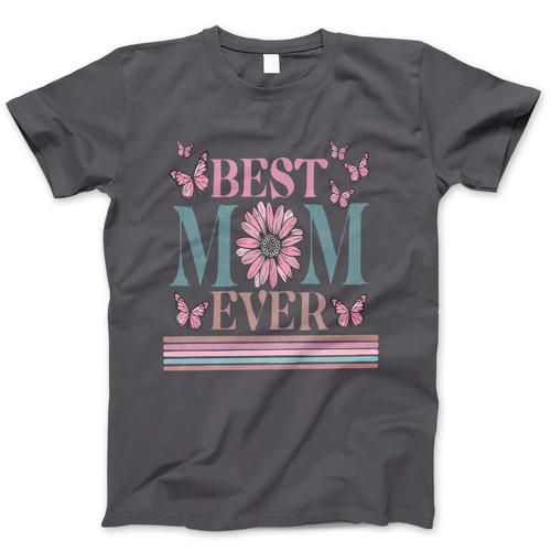 Photograph of four blank t-shirts greys beige and army green. Clipping path included. Ready for your.jpg