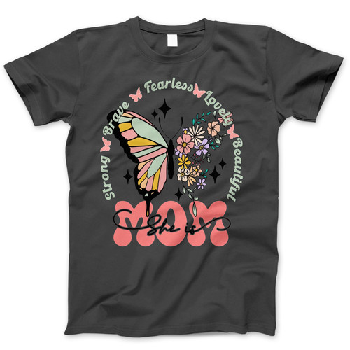 Photograph of four blank t-shirts greys beige and army green. Clipping path included. Ready for your.jpg