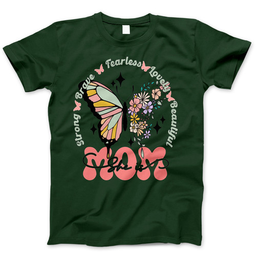 Photograph of four blank t-shirts greys beige and army green. Clipping path included. Ready for your.jpg