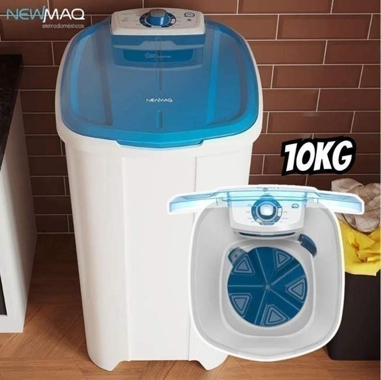 Tanquinho/máquina De Lavar Roupas Semi-automática 10kg Newma