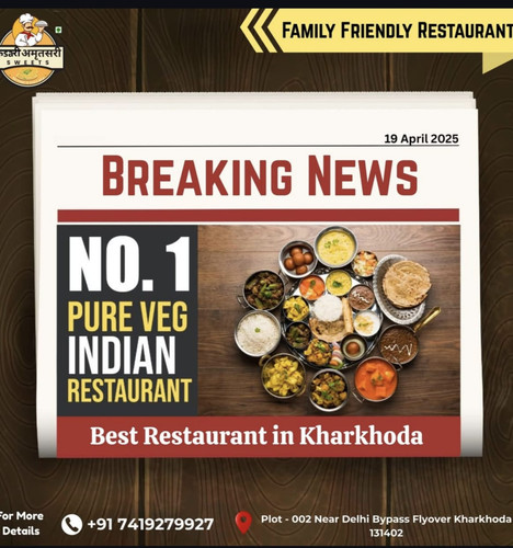 No. 1 pure veg Indian restaurant in Kharkhoda.jpg