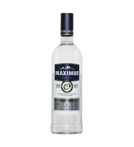 4870017005291 Водка Maximus Пшеничная 40% 1 Л СтБут. .jpg