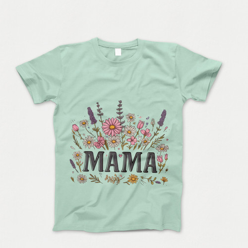 Photograph of four blank t-shirts greys beige and army green. Clipping path included. Ready for your.jpg