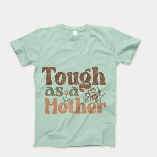 Photograph of four blank t-shirts greys beige and army green. Clipping path included. Ready for your.jpg