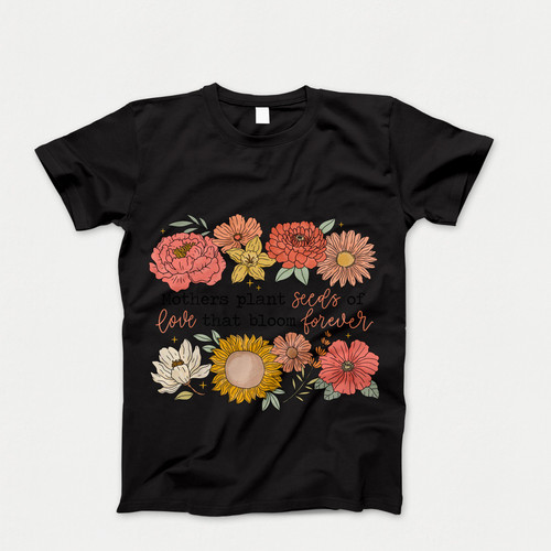 Photograph of four blank t-shirts greys beige and army green. Clipping path included. Ready for your.jpg