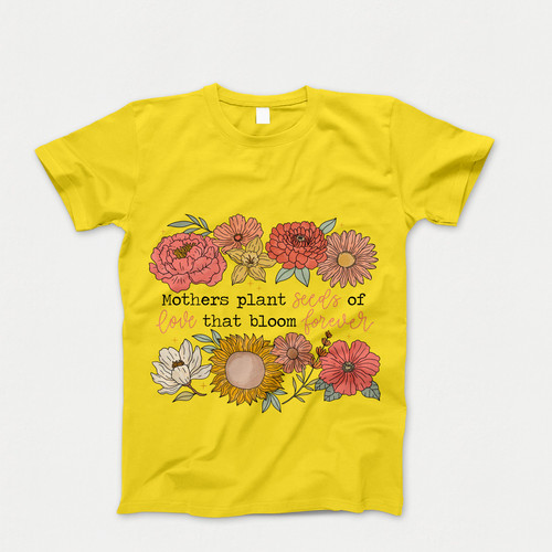 Photograph of four blank t-shirts greys beige and army green. Clipping path included. Ready for your.jpg