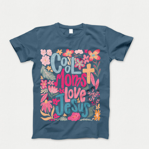 Photograph of four blank t-shirts greys beige and army green. Clipping path included. Ready for your.jpg