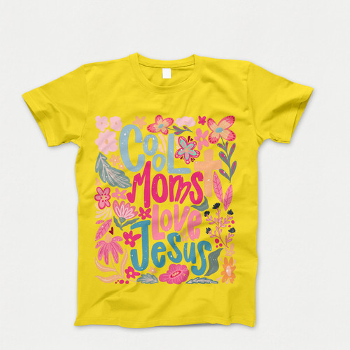 Photograph of four blank t-shirts greys beige and army green. Clipping path included. Ready for your.jpg