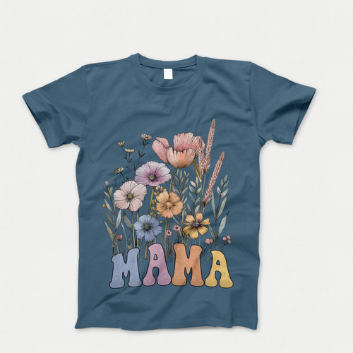 Photograph of four blank t-shirts greys beige and army green. Clipping path included. Ready for your.jpg